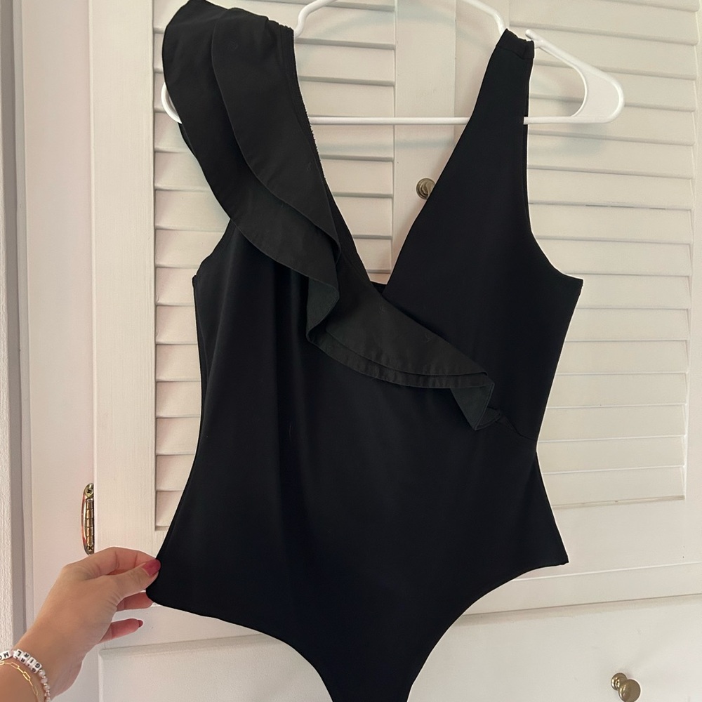 BCBGMaxAzria Black Bodysuit